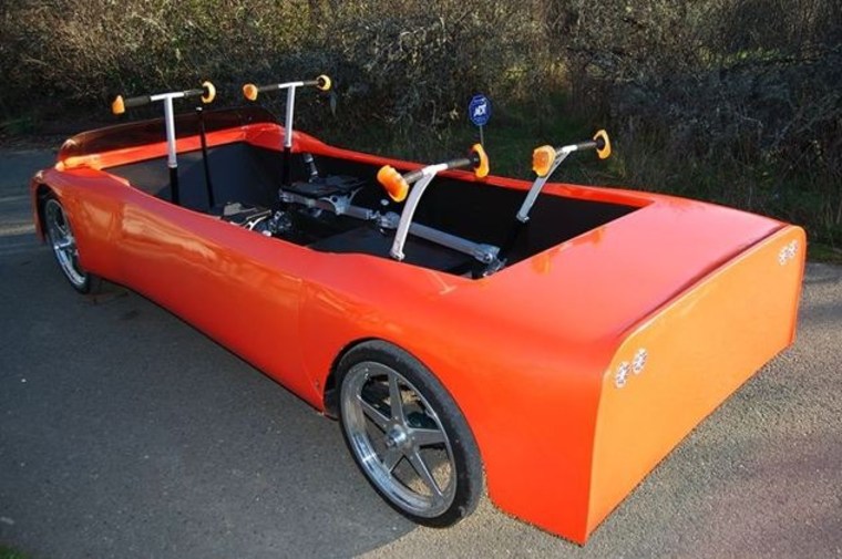 Image: Human-electric car
